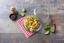 Каструля O Cuisine, скляна кругла 1.6л + 0.5л (204AC00/1643) - мініатюра 4