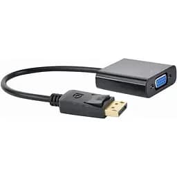 Адаптер Cablexpert DisplayPort - VGA 0.15м black (A-DPM-VGAF-02)