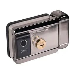 Замок біометричний автономний Trinix TRL-5202BT2FW Black з Bluetooth, зчитувачем відбитків пальців і карт Mifare (65-00053) - мініатюра 3
