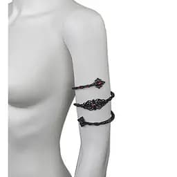 Браслет ажурний з камінням