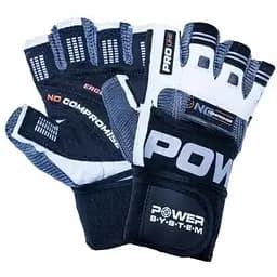 Рукавички для фітнесу Power System PS-2700 Black/White M