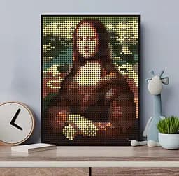 Конструктор мистецтво  архітектура Wange  3D картина Mona Lisa Мона Ліза   для дітей та дорослих 3Д 3262 деталі - мініатюра 4