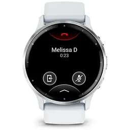 Смарт-годинник Garmin Venu 3 Silver Stainless Steel Bezel with Whitestone Case and Silicone Band (010-02784-50) - мініатюра 2