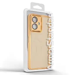 Защитный чехол для Infinix Smart 10 4G, Shade, золотой, TPU+PC, матовый, защита всего корпуса, панель-накладка, противоударный, с высокими бортами, амортизирует удары при падениях, ArmorStandart (ARM87956) - мініатюра 3