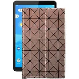 Чехол StatusCASE из экокожи для планшета Lenovo M8 TB-8705f Коричневый ромб