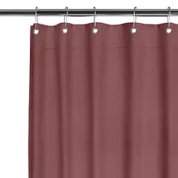 Шторка для душа и ванной Cosas с кольцами 180х200 marsala, ягодный (ShowerCurtains_19Marsala_DUK_180x200_Hook)
