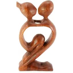 Статуэтка "Влюбленные" дерево 18,5х8х3,5 см