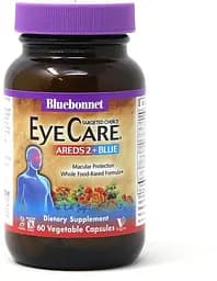Натуральна добавка Bluebonnet Nutrition Targeted Choice Eye Care Areds2 + Blue, 60 вегакапсул