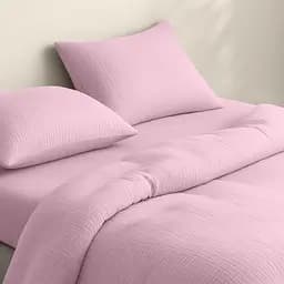 Наволочка Cosas Baby blush муслінова 40х60 см світло-рожева (009Muslin_BabyBlush_40x60) - мініатюра 6