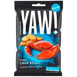 Сухарики багети Yaw! зі смаком краба 50 г