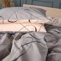 Наволочка MirSon бязь Ribbona 40x60 см серо-бежевая (2200011701875)