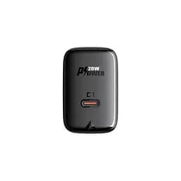 Мережевий зарядний пристрій Acefast A1 PD20W single USB-C charger чорний - мініатюра 3