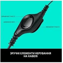 Гарнітура Logitech H340 Headset USB (981-000475) чорна 981-000475 - мініатюра 6