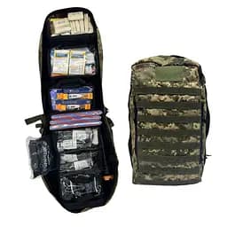 Аптечний набір (тактичний рюкзак) військового медика з турнікетами CAT 7