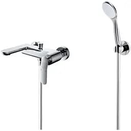 Змішувач для ванни Corsan Anzio хром настінний з виливом KPL-ERP Хром