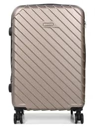 Валіза середня M ABS-пластик Madisson Snowball 03403 68х44х27см 68+13л Шампань - мініатюра 3