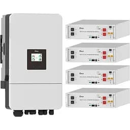 Система хранения энергии Deye SUN-12K-SG05LP3-EU-SM2 12kW + 4 АКБ SE-G5.1 Pro-B 20.4kWh (51.2V/100Ah/5120Wh) [159596]