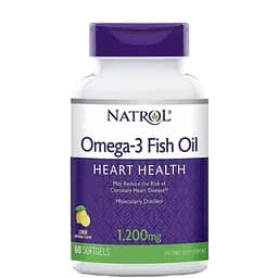 Жирные кислоты Natrol Omega-3 Fish Oil 1200 мг 60 капсул Лимон