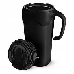 Термокружка Mountain Goat со соломинкой 0.65 л Black (P-5905973406123)