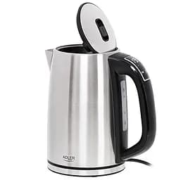 Металлический чайник с дисплеем и контролем температуры Adler AD 1340 1,7л