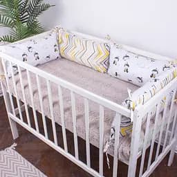 Подушка-борт MirSon Kids Time 18-0003 Pinokio защитная белая 4 шт.