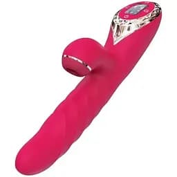 Вібратор-кролик KisToy A-King Max Red