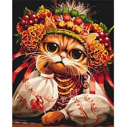 Картина за номерами Brushme Кішка Журбинка ©Маріанна Пащук 40x50 см (BS53871)