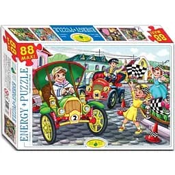 Детские Пазлы Гонщики Энергия Плюс 83316 ЕГ-05 88 элементов