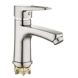 Змішувач для умивальника Zegor PUD1-A045KH одноважільний сатин 30412