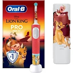 Дитяча електрична зубна щітка Oral-B Pro Kids Король Лев з футляром