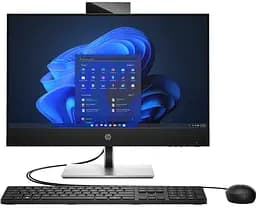 Комп'ютер персональний HP моноблок ProOne 440-G9 23.8 'FHD IPS AG Intel i3-13100T 8GB F512GB UMA WiFi кл+м 3р DOS чорний (885F4EA)