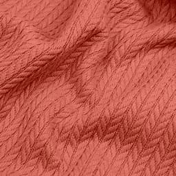 Плед-покривало Cosas Knitted Braid Cinnamon косичка 75х95 см (Blanket_29Сinnamon_KnittedBraid_75x95) - мініатюра 4