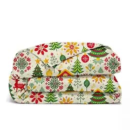 Комплект постільної білизни Cosas Christmas CS3 Сімейний червоний (Christmas_El180x30-11Honey_160x2) - мініатюра 3