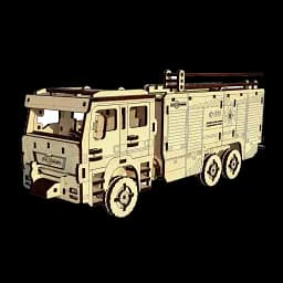 Механический 3D Пазл UGEARS пожарная машина (1871971817)