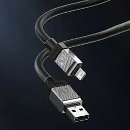 Кабель Baseus CoolPlay Series Fast Charging Cable Type-C to Type-C 100W 2m CAKW000301 Black - мініатюра 7