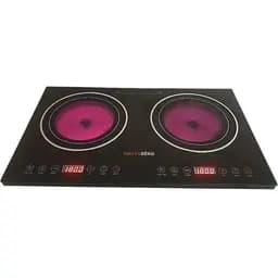 Инфракрасная электроплита с 2 конфорками Walesberg WB-5048 черная 3 кВт (WB-5048_2688)