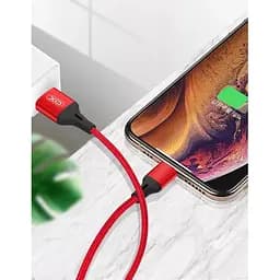 Кабель XO NB143 braided data cable Type-c 2 м Красный