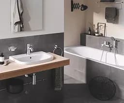 Раковина Grohe Bau Ceramic 55 см вбудованого монтажу 39422000, Білий - мініатюра 2