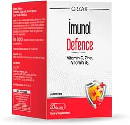 Вітаміни та мінерали Orzax Imunol Defence, 20 пакетиків