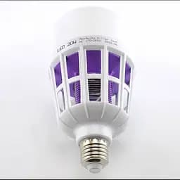 Світлодіодна лампа від комарів лампочка пастка комарів з електрошоком 220V світлодіодна - мініатюра 3