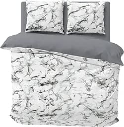 Уцінка. Комплект постільної білизни Lelit Двоспальний сірий з білим 180 х 215 см P-0168/2 (le2000000285962)