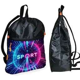 Рюкзак-мешок для обуви,спортивной формы Sport детская сумка для сменки с расширителем (01427)