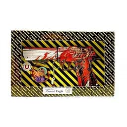 Зібрана модель Гумкостріл "DESERT EAGLE VERMILION" Сувенір-Декор DE-VE