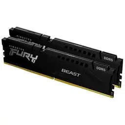 Модуль пам'яті для комп'ютера DDR5 16GB (2x8GB) 6000 MHz Beast Kingston Fury (ex.HyperX) (KF560C36BBEK2-16)