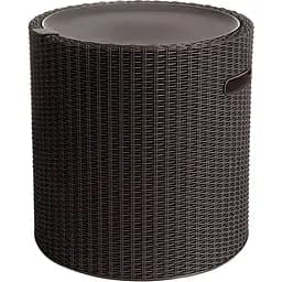 Стіл-скриня садова пластикова Keter Cool Stool коричневий