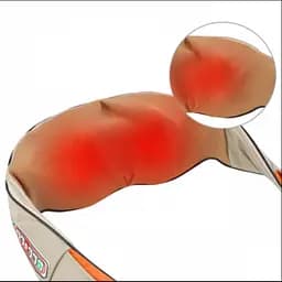 Роликовий 4D масажер для всього тіла з підігрівом 220V 12V Massager of Neck Kneading - мініатюра 6