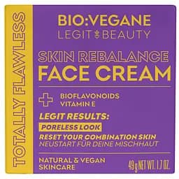 Крем для восстановления баланса кожи лица Bio:Vegane Skin Rebalance Face Cream 50 мл