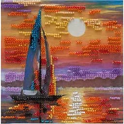 Набір для вишивання бісером Abris Art Штиль AM-080 15х15 см