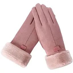 Рукавички жіночі теплі Friend Only Fashion Gloves рожеві