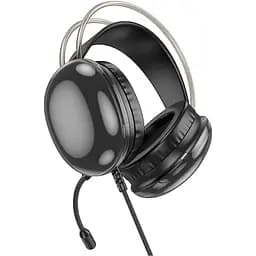 Ігрові навушники Hoco W109 Plus Black (609029) [112541] - мініатюра 4